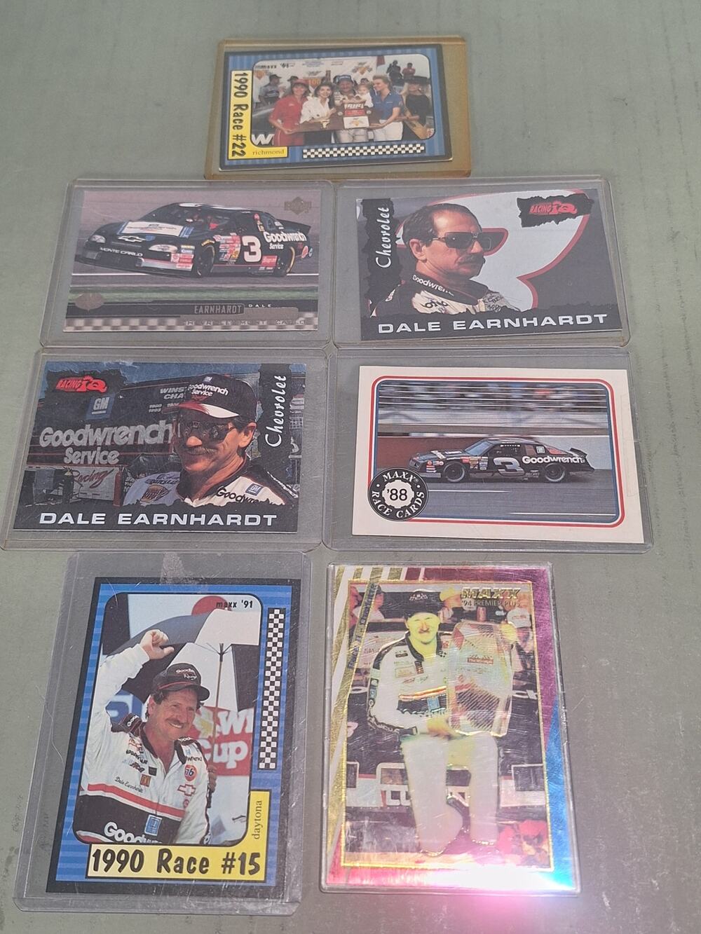 Dale Earnhardt NASCAR Trading Card Lot 80s 90s Maxx Racing Champions
